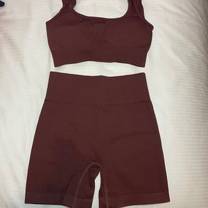 Amazon- Workout Sets for Women 2 Piece - Ribbed